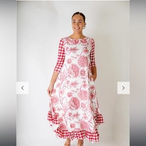 Nuggles Maxi Dress with ruffle NWT